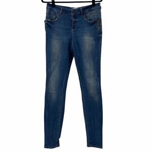 Vero‎ Moda Denim Jeans Hip Zipper Detail